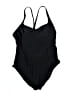 Hurley Solid Black One Piece Swimsuit Size XXL - photo 1