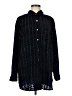 Apostrophe Chevron-herringbone Black Long Sleeve Blouse Size M - photo 1