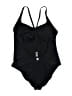 Hurley Solid Black One Piece Swimsuit Size XXL - photo 2