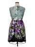 Connected Apparel Floral Purple Cocktail Dress Size 14 (petite) - photo 2