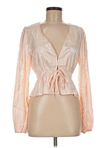 Lulus Long Sleeve Blouse (view 1)