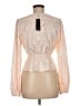 Lulus Tan Long Sleeve Blouse Size M - photo 2