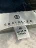 Socialite Animal Print Silver Casual Dress Size M - photo 7