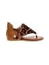 Assorted Brands Animal Print Brown Sandals Size 6 1/2 - photo 1