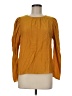 MNG Yellow Long Sleeve Blouse Size 6 - photo 1