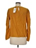 MNG Yellow Long Sleeve Blouse Size 6 - photo 2