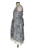 Doe & Rae Paisley Gray Casual Dress Size S - photo 5