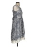Doe & Rae Paisley Gray Casual Dress Size S - photo 4