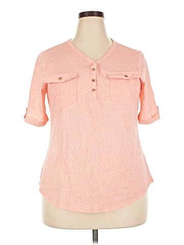 Croft & Barrow Short Sleeve Blouse (view 1)