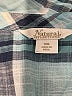 Natural Reflections 100% Cotton Plaid Teal Long Sleeve Button-Down Shirt Size XXL - photo 7