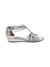 Enzo Angiolini Silver Wedges Size 8 1/2 - photo 1