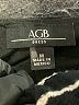 AGB Stripes Black Casual Dress Size M - photo 7