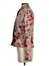 Elie Tahari Floral Pink Burgundy Jacket Size S (estimated) - photo 5