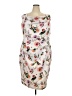 ASOS Floral Ivory Cocktail Dress Size 20 - photo 1