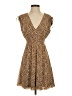 Old Navy Animal Print Brown Casual Dress Size XS - photo 1