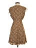 Old Navy Animal Print Brown Casual Dress Size XS - photo 2