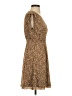 Old Navy Animal Print Brown Casual Dress Size XS - photo 4