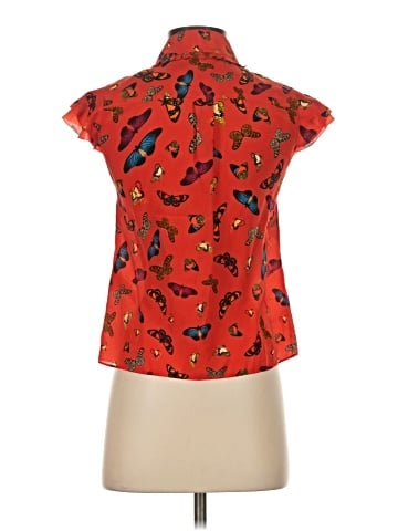Alice + Olivia Sleeveless Silk Top (view 2)