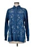 Koret Blue Long Sleeve Button-Down Shirt Size M - photo 1