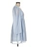 ModCloth 100% Polyester Blue 3/4 Sleeve Top Size 8 - photo 4