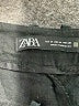 Zara Solid Black Cargo Shorts Size M - photo 3
