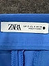 Zara Solid Blue Athletic Shorts Size S - photo 3