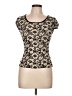 Twenty One Black Short Sleeve Top Size L - photo 1