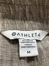 Athleta 100% Linen Chevron-herringbone Gray Linen Pants Size M - photo 7