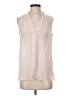 Vince Camuto 100% Polyester Ivory Sleeveless Blouse Size S - photo 1