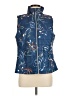 Christopher & Banks 100% Polyester Print Blue Vest Size M - photo 1