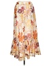 Necessary Objects Tropical Orange Casual Skirt Size 28 waist (estimated) - photo 1