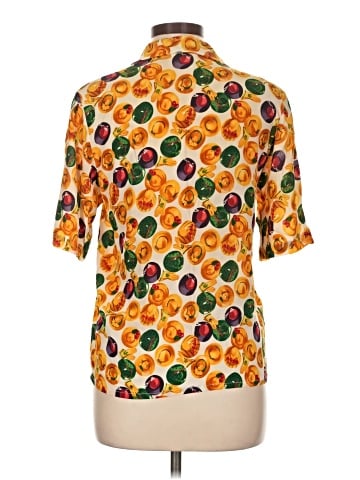 Oleg Cassini Short Sleeve Blouse (view 2)