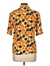 Oleg Cassini Tropical Orange Short Sleeve Blouse Size 10 - photo 2