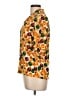 Oleg Cassini Tropical Orange Short Sleeve Blouse Size 10 - photo 5