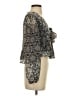 Abbeline 100% Polyester Silver 3/4 Sleeve Blouse Size S - photo 4