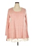 Umgee Pink Long Sleeve Top Size 1XL - photo 1