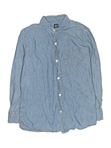 Gap Long Sleeve Button-Down Shirt (view 1)
