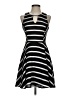 Dee Elle Stripes Black Casual Dress Size S - photo 1