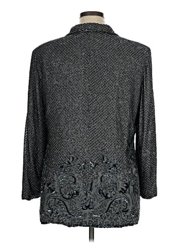 Rickie Freeman for T.J Nites Silk Blazer (view 2)
