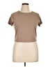 Express Tan Short Sleeve Top Size XL - photo 1