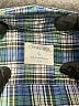 Crewcuts 100% Cotton Plaid Green Long Sleeve Button-Down Shirt Size 4 - 5 - photo 3