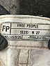 Free People Ivory Jeans Size 27 waist - photo 9