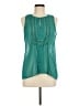 Bobeau 100% Polyester Teal Sleeveless Blouse Size M - photo 1
