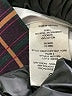 Theory Plaid Orange Wool Pants Size 6 - photo 8