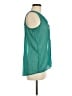 Bobeau 100% Polyester Teal Sleeveless Blouse Size M - photo 4