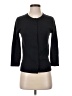 Audrey & Grace Black 3/4 Sleeve Button-Down Shirt Size S - photo 1