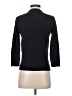 Audrey & Grace Black 3/4 Sleeve Button-Down Shirt Size S - photo 2