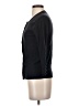 Audrey & Grace Black 3/4 Sleeve Button-Down Shirt Size S - photo 5