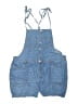 Torrid 100% Cotton Blue Overall Shorts Size 18 - photo 1