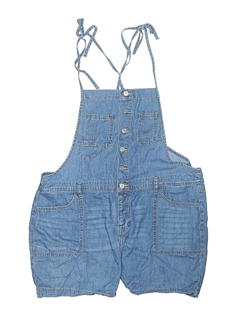 Pre-owned Torrid Overall Shorts In Blue